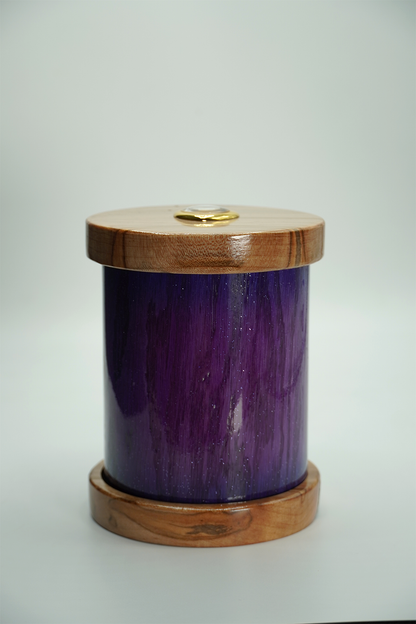 Blue Purple Ombre Urn with Bezel