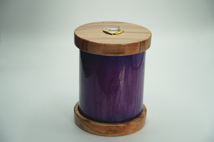 Blue Purple Ombre Urn with Bezel