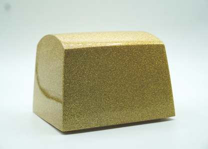 Gold Glitter Pyramid Urn