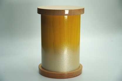 Lemon Drop Yellow Ombre Urn