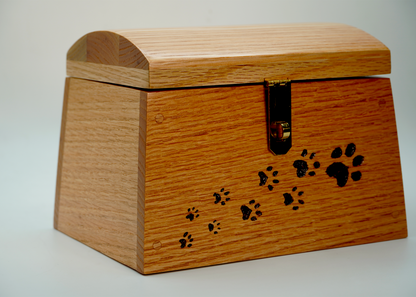 Paw Print Treasure Chest