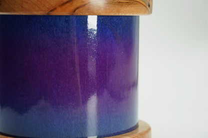 Purple Ombre Tube Urn